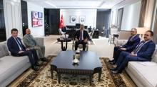 Bakan Fidan, OYAK Bakan Aksakall'y kabul etti