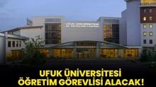 Ufuk niversitesi retim Grevlisi alacak!