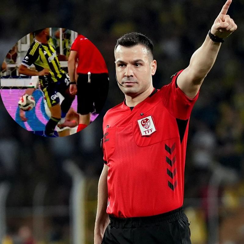 Fenerbahe penalt bekledi! 90+6'da ortalk kart