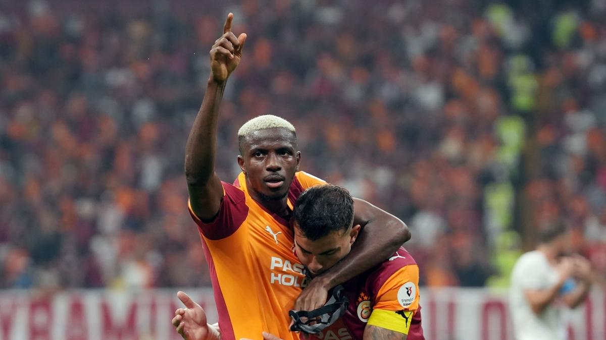 Victor Osimhen Galatasaray ampiyonlar Ligi fotoraflar resimleri