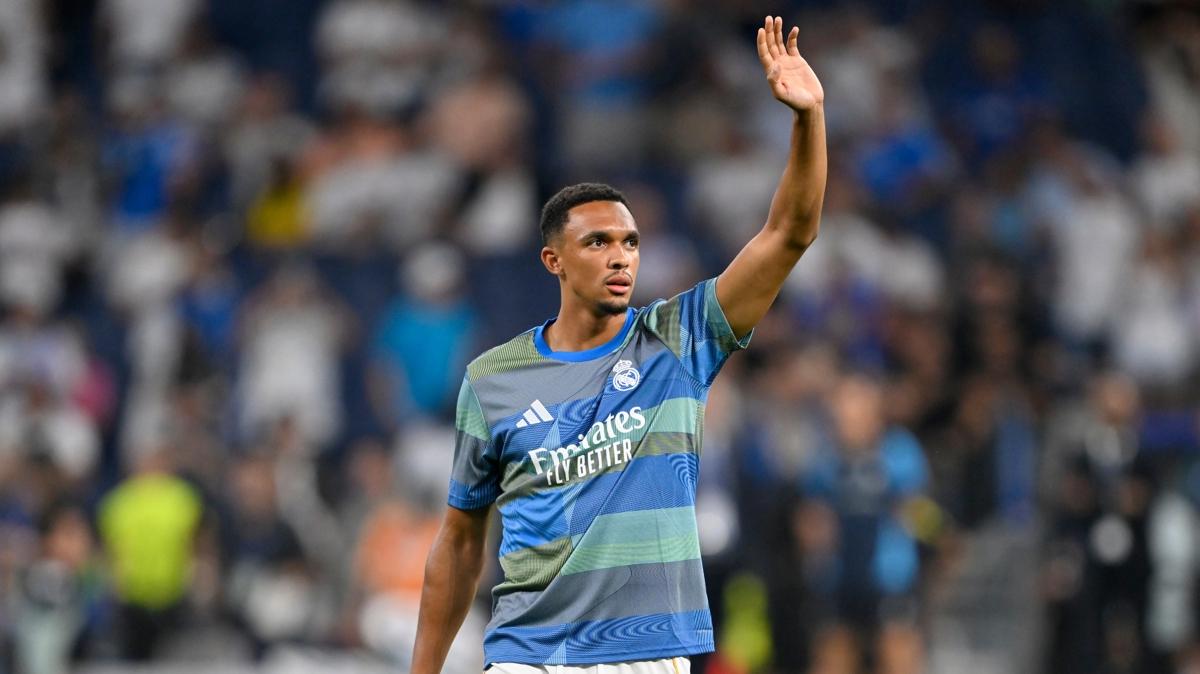 Real Madrid Trent Alexander-Arnold sakatlk fotoraflar resimleri