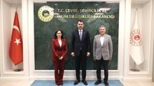 Bakan Kurum, AK Parti'ye yeni katlan Grzel ile Beykoz le Bakan Ayduan' kabul etti