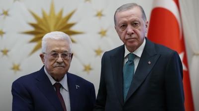 Klliye'de kritik zirve! Bakan Erdoan ve Abbas grmesi sona erdi