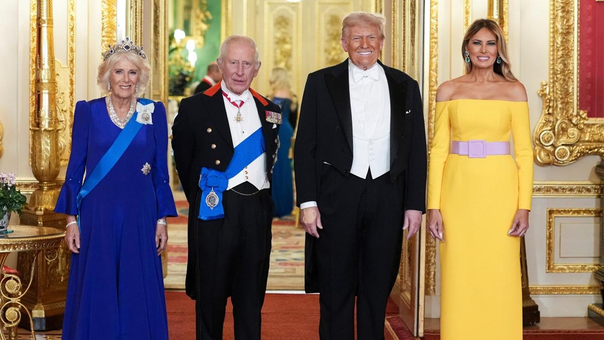 Trump ngiltere 3. Charles fotoraflar resimleri