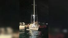 anakkale Boaz'ndaki teknede panik! mdatlarna Ky Emniyet yetiti