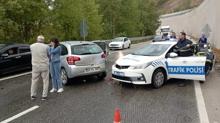 Tokat'ta trafik kazas: 2'si polis 8 yaral