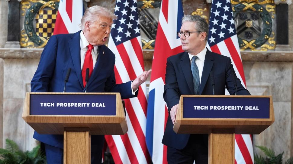 Trump ile Starmer canl yaynda ters dt... ABD ve ngiltere arasnda Filistin restlemesi