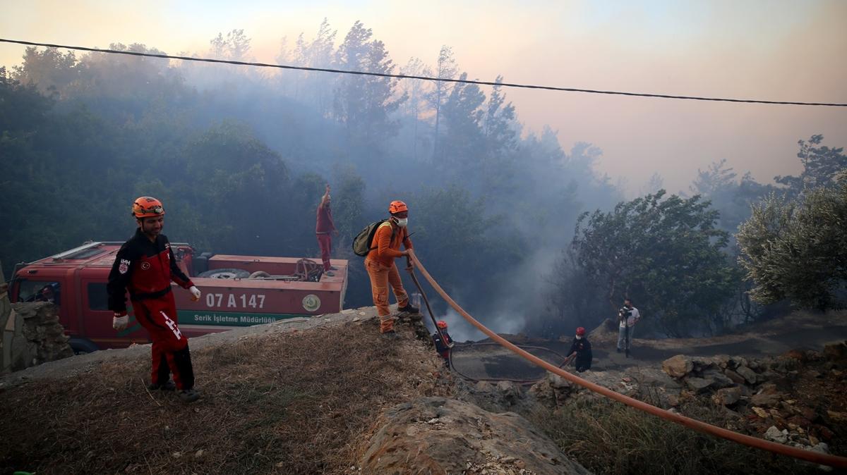 orman yangn antalya alanya fotoraflar resimleri