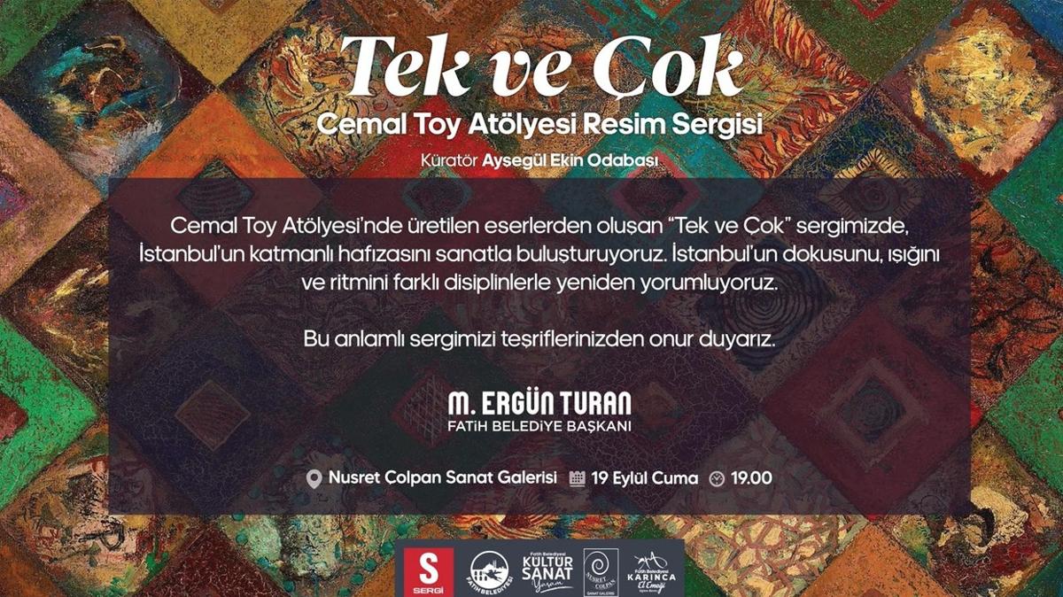 sanat sergisi cemal toy oklu teknikler fotoraflar resimleri