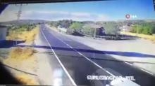 Trafik kazas gvenlik kamerasna yansd! Saniye saniye grntlendi