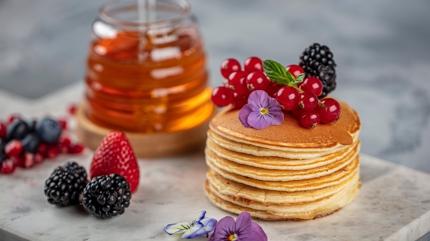 Gz gz olan kahvaltlk pankek tarifi! Yumuakl damakta kalyor