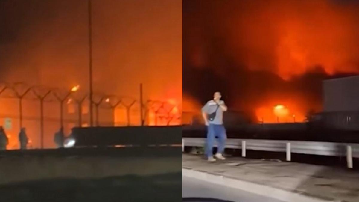 baakehir yangn sanayi sitesi fotoraflar resimleri