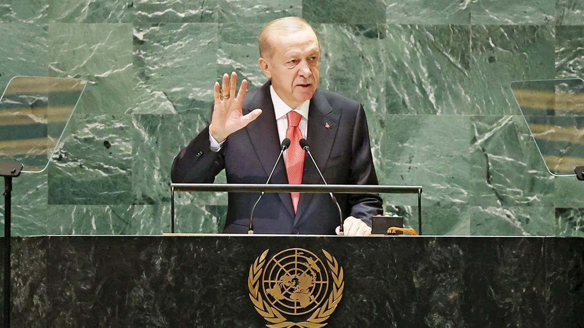 Erdoan BM Genel Kurulu srail soykrm Filistin tannmas fotoraflar resimleri