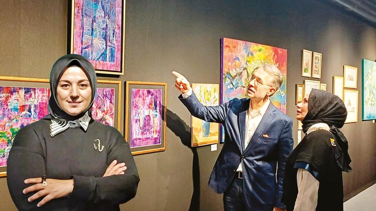 ressam cemal toy tek ve ok resim sergisi cemal toy atlyesi nusret olpan sanat galerisi ayegl ekin odaba fatih fatih belediyesi fotoraflar resimleri