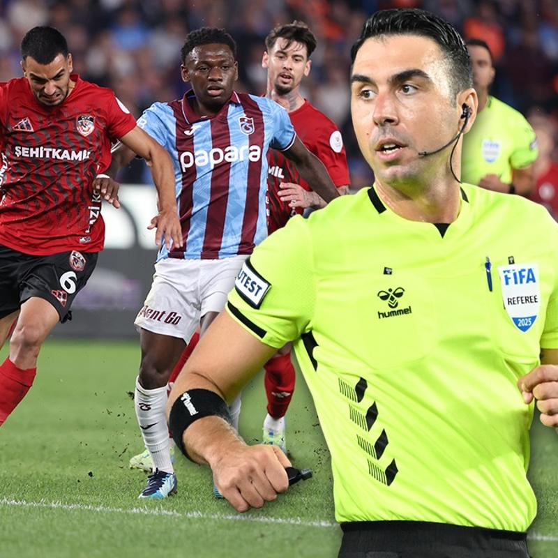 Trabzonspor'dan hakem tepkisi! Gaziantep ma sonras ok sert paylam