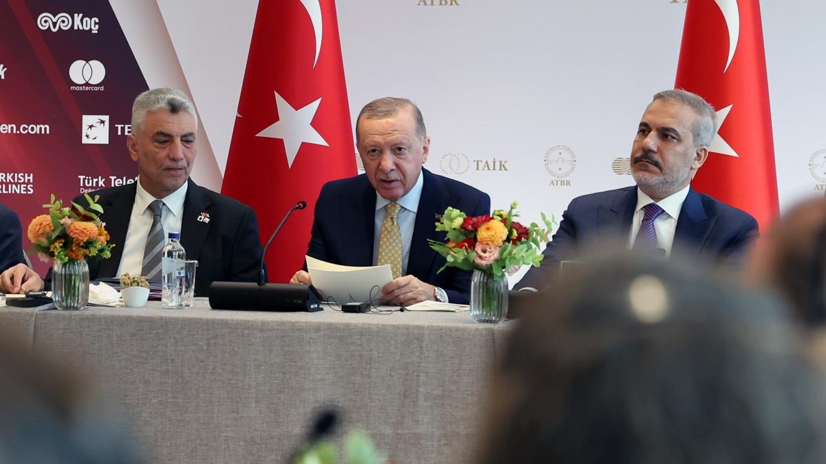 Recep Tayyip Erdoan ABD Ticaret Trump fotoraflar resimleri