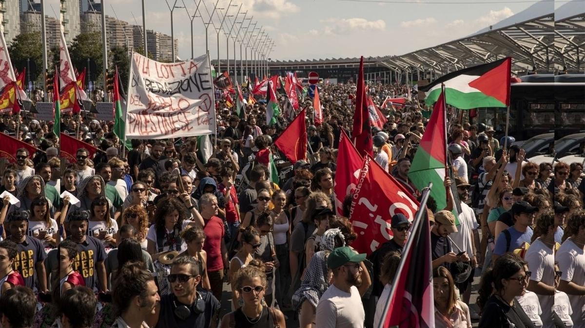 talya protesto Genel grev Gazze soykrm fotoraflar resimleri