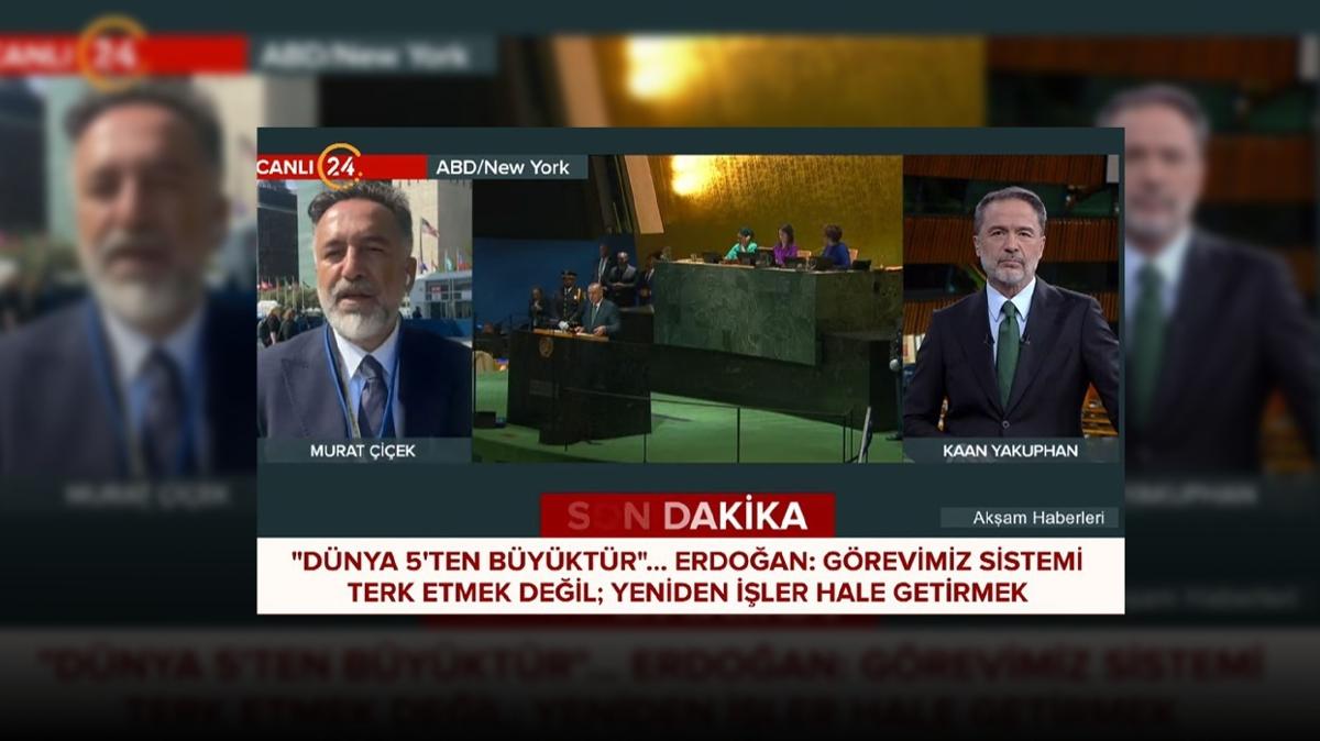 Gazeteci Murat iek Erdoan BM Konumas Deerlendirmeler fotoraflar resimleri