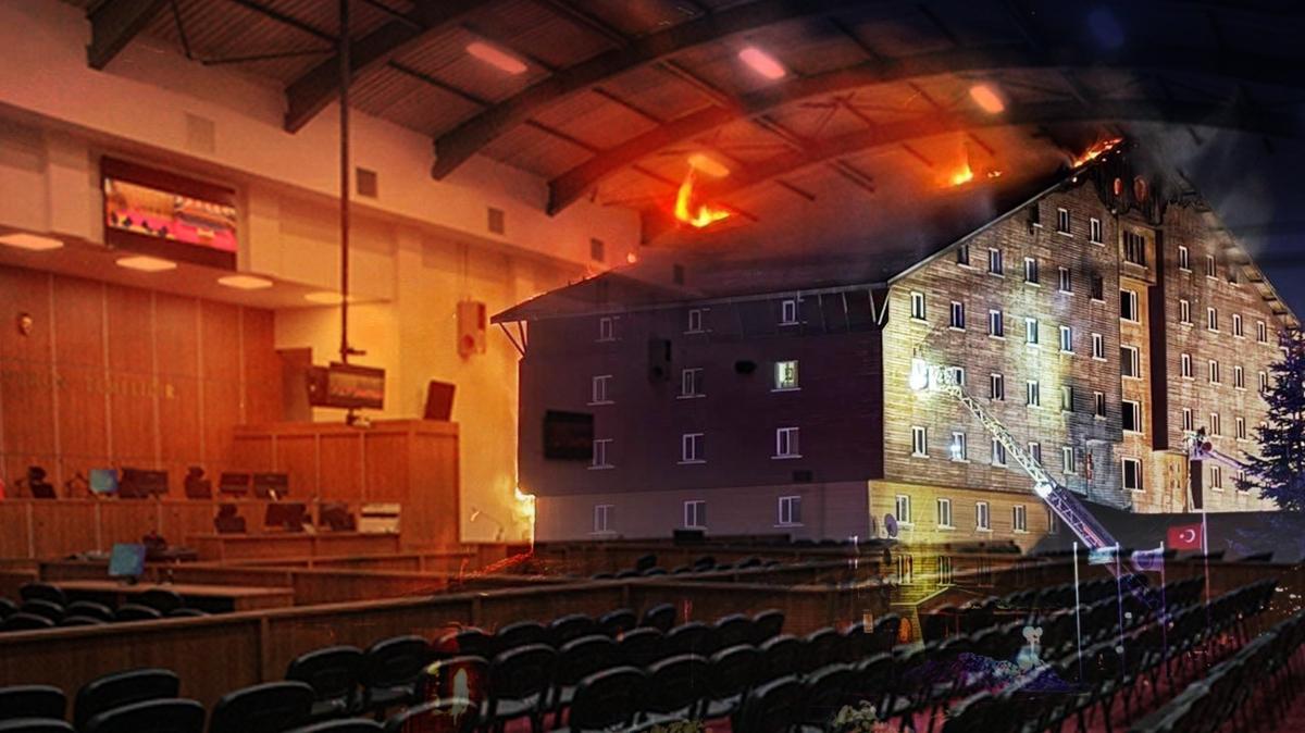Grand Kartal Otel Tank Gzde Uluda Otel Yangn davas fotoraflar resimleri
