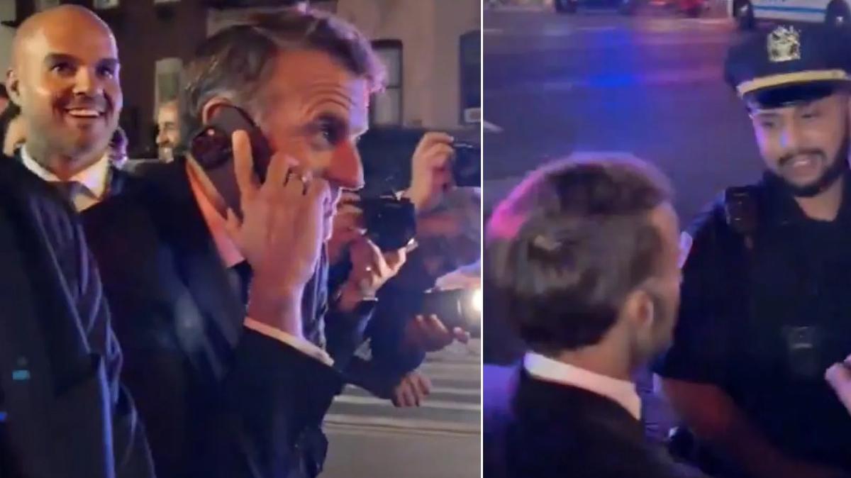 macron trump abd new york fotoraflar resimleri