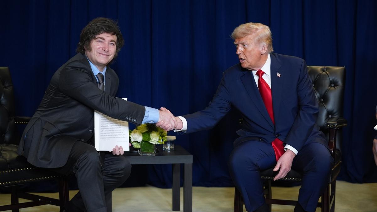 arjantin trump javier mile fotoraflar resimleri