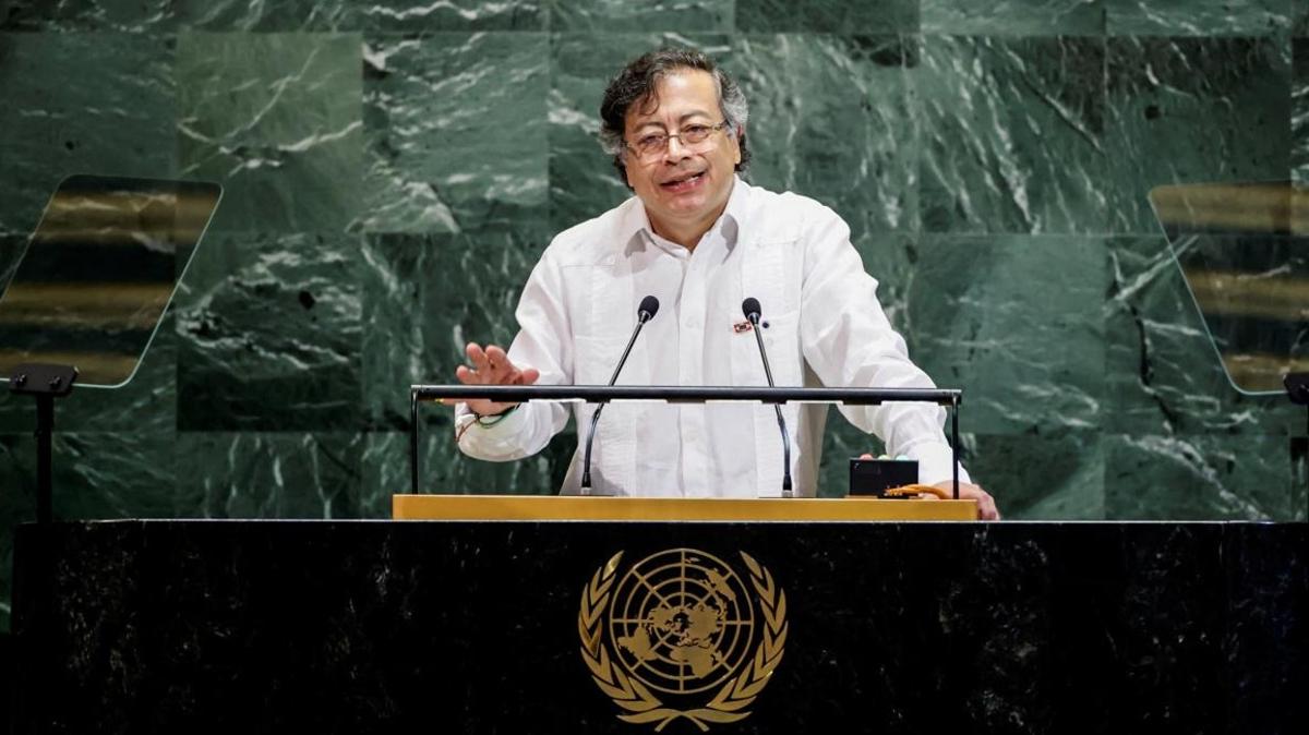 Gustavo Petro soykrm Gazze fotoraflar resimleri