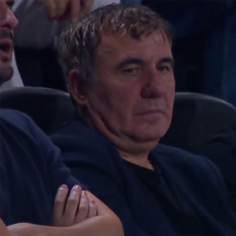 Gheorge Hagi, Alanyaspor karlamasn tribnden takip etti