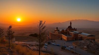 shak Paa Saray'nda gn batm: Adeta byleyici bir tablo