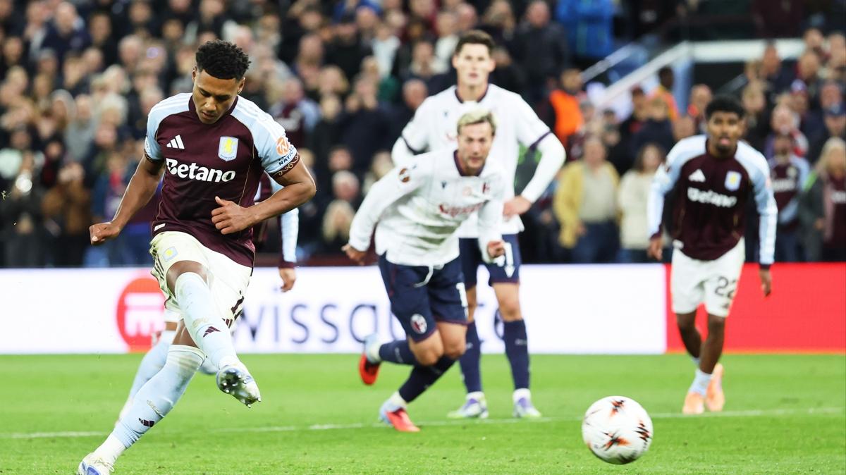 aston villa bologna avrupa ligi fotoraflar resimleri