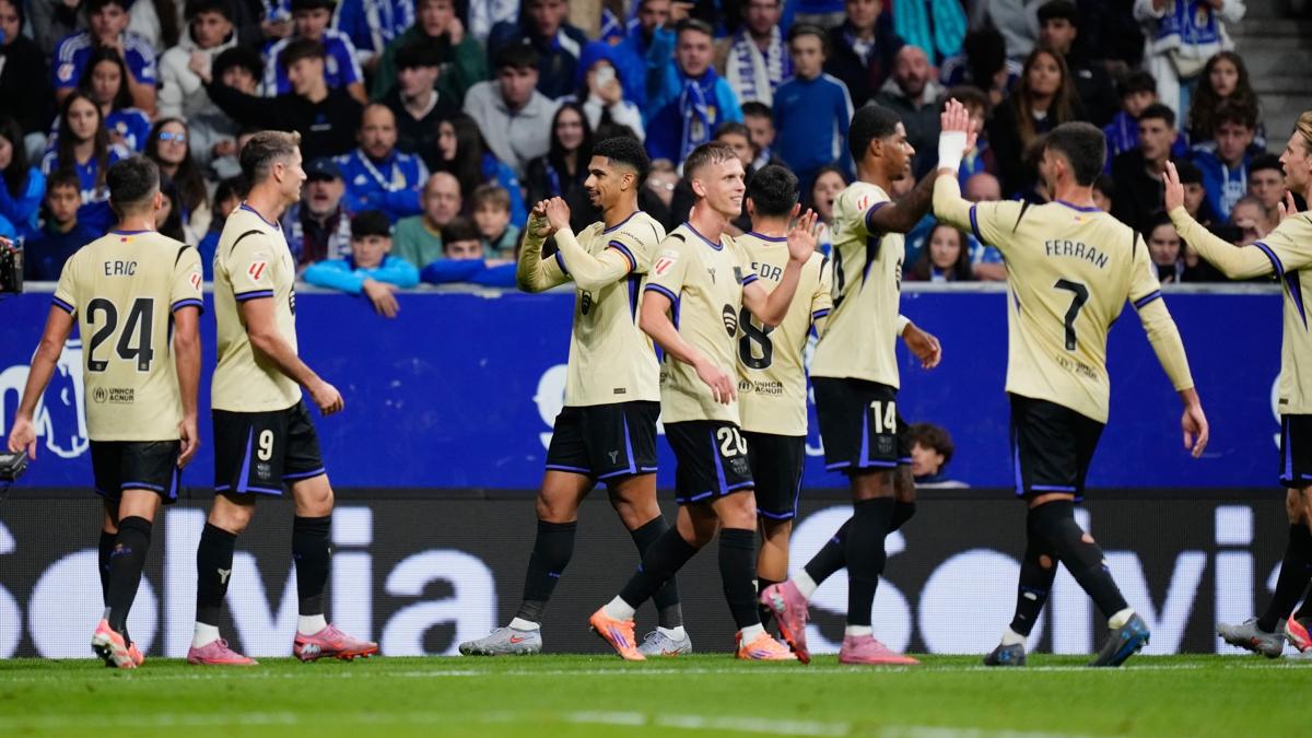 barcelona real oviedo la liga fotoraflar resimleri