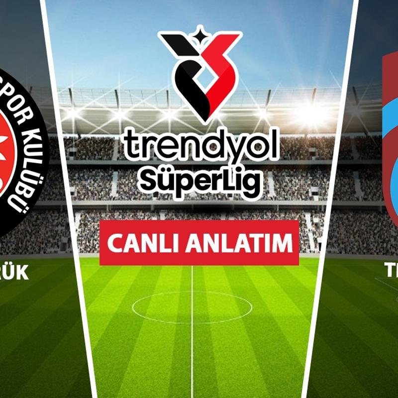 CANLI: Fatih Karagmrk - Trabzonspor