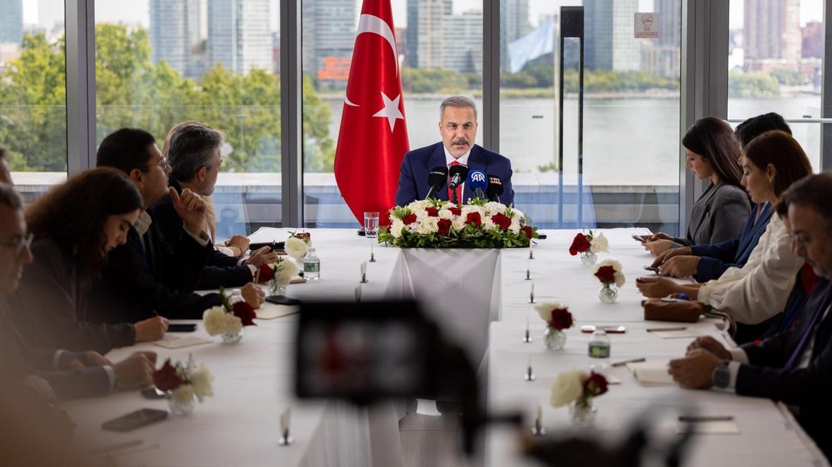 Bakan Fidan ABD Aklama fotoraflar resimleri