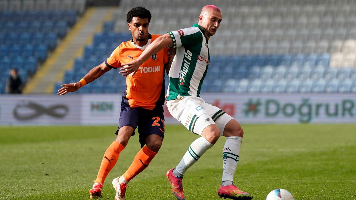 konyaspor sper lig baakehir fotoraflar resimleri