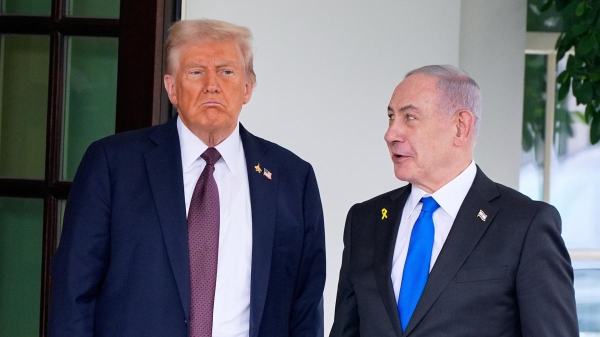 trump netanyahu gazze fotoraflar resimleri