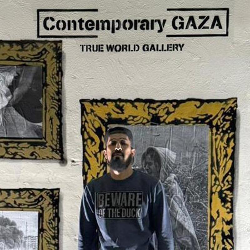 Contemporary stanbul'da Gazze'nin ilenmemesine tepki gsteren grafiti sanatsndan Contemporary Gaza sergisi