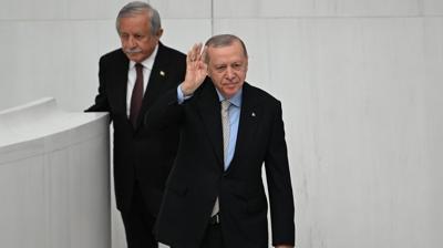 Bakan Erdoan, Meclis'ten ayrld