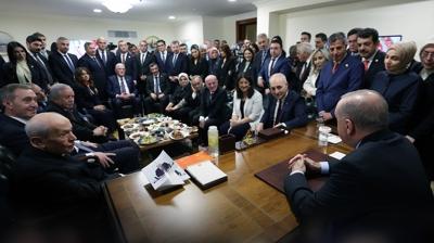 Bakan Erdoan'dan TBMM'de srpriz grme
