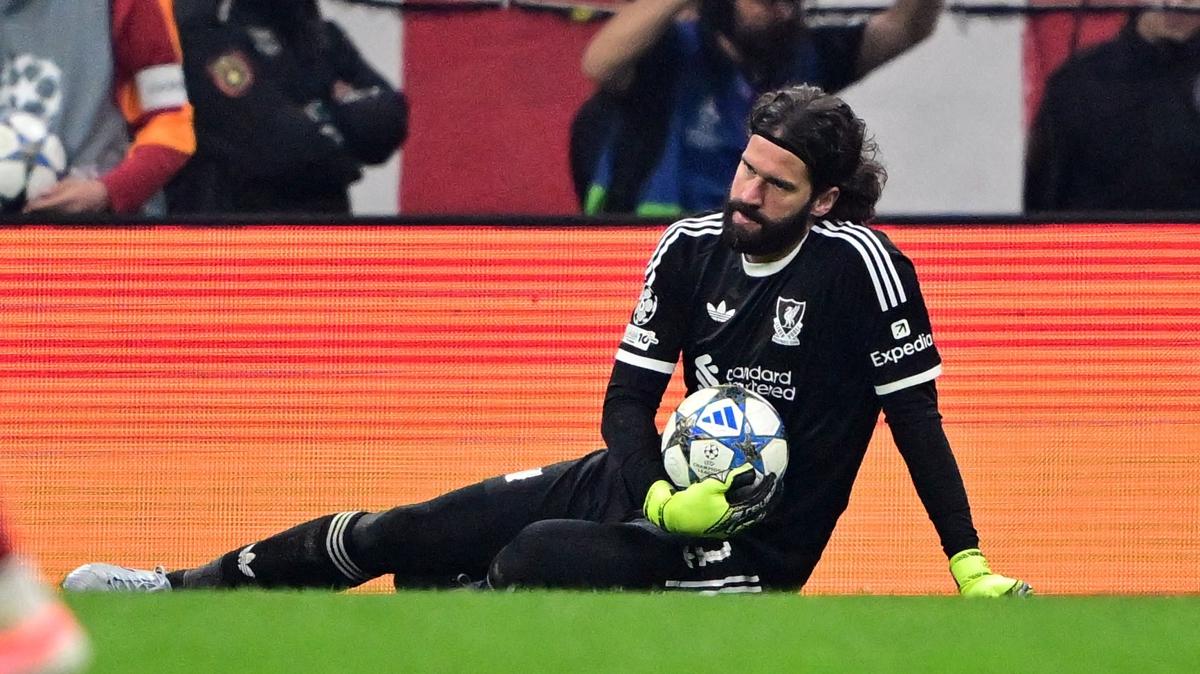 Alisson Becker Galatasaray ma UEFA ampiyonlar Ligi fotoraflar resimleri