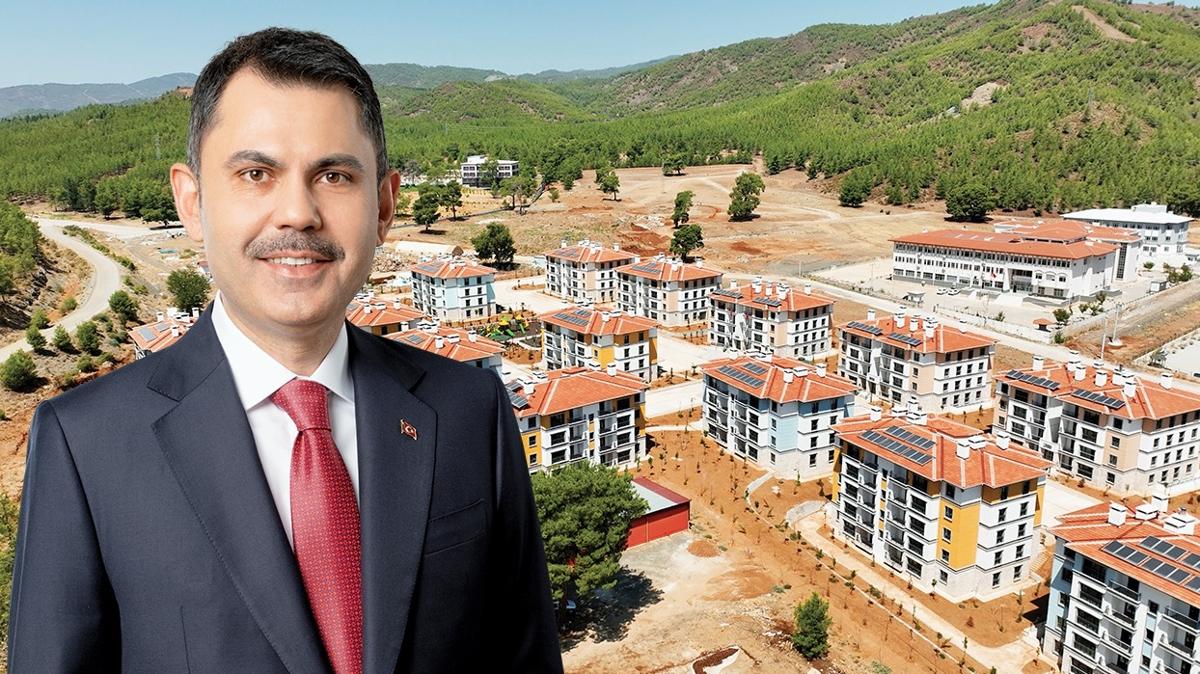 murat kurum ilk evim toki konut sosyal konut fotoraflar resimleri