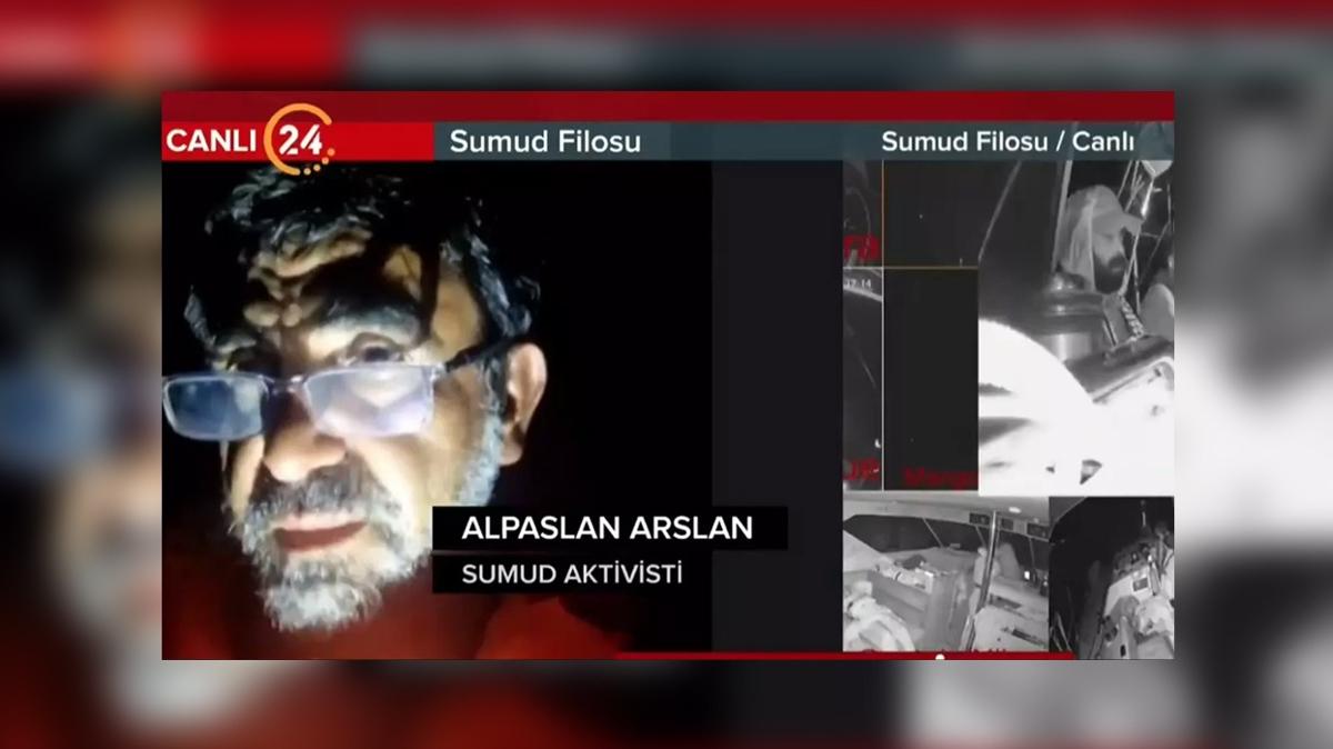 sumud filosu gazze 24 TV Alparslan Arslan fotoraflar resimleri