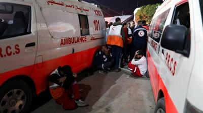 Katil srail'den Filistinli salklara saldr! Ambulans alkoydular