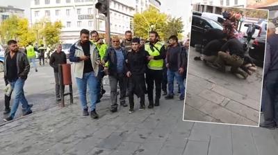 Polisin hzl mdahalesi can kaybn nledi: Ar'da adliye nnde baklar hava uutu