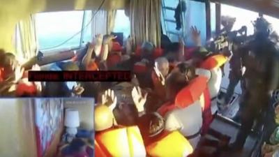 Sumud Filosu'na soykrmc srail engeli: Aktivistler srail'e gtrlyor