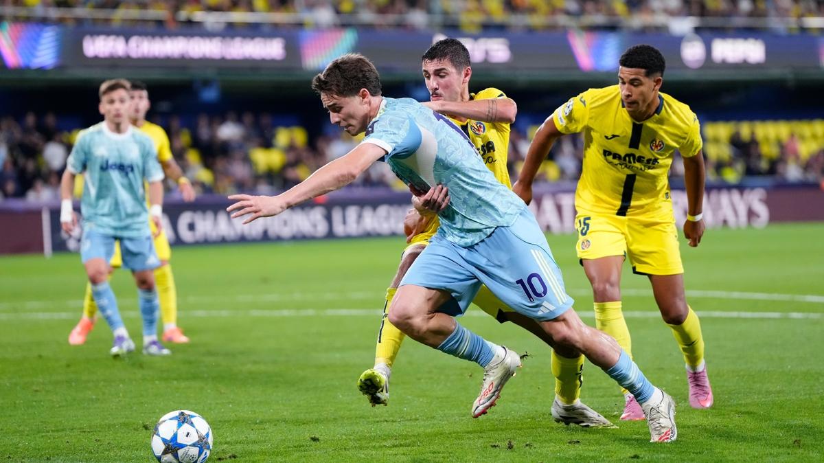 juventus villarreal ampiyonlar ligi fotoraflar resimleri