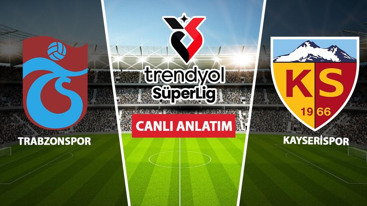 trabzonspor kayserispor sper lig fotoraflar resimleri