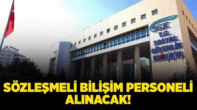 Sosyal Gvenlik Kurumu 22 Szlemeli Biliim Personeli alacak!