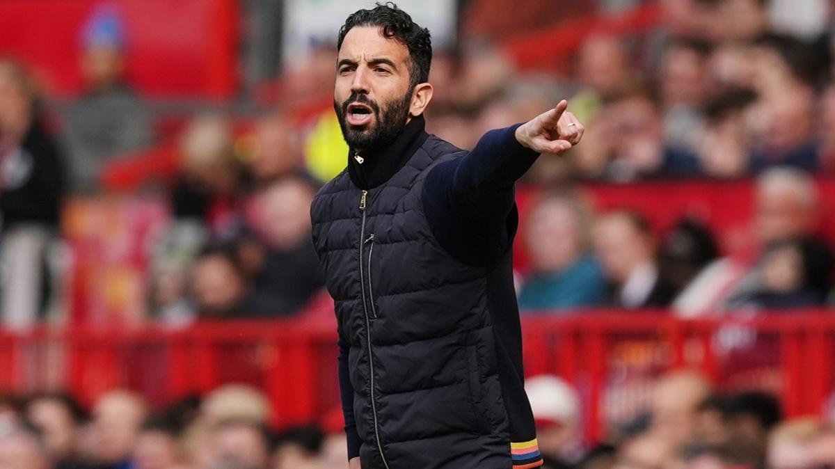 ruben amorim manchester united premier lig fotoraflar resimleri