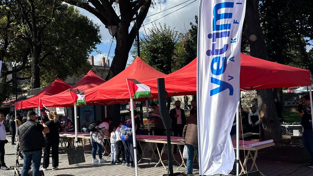yetim vakf gazze filistin Filistinli ocuklar in iz sultanahmet fotoraflar resimleri