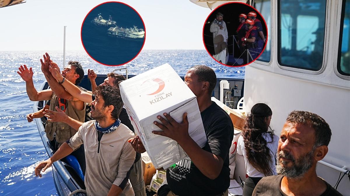 Trkiye Gazze Kresel Sumud Filosu fotoraflar resimleri