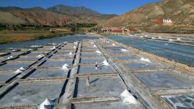 Evliya elebi'nin vgyle bahsettii alan! 3 bin yldr su ekip tuz retiyorlar